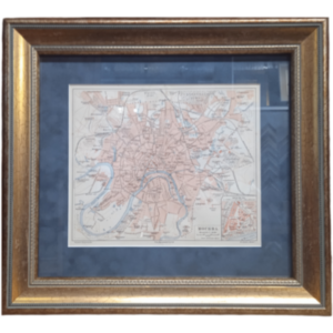 Антикварный план Москвы (1899)